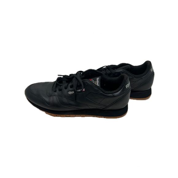 Reebok Classic Black Gum Leather Sneakers Mens 12 - Picture 2 of 8